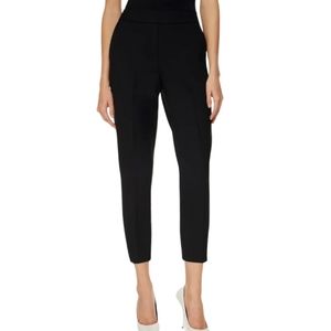 Aritzia Wilfred Black Crepe Button Fly Tuxedo Cropped Trouser Pant Size 00